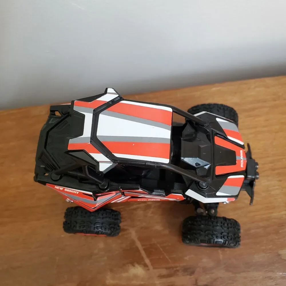 New Bright Polaris Pro Remote Control Car RZR 1:43 Scale Red CAR ONLY UNTESTED